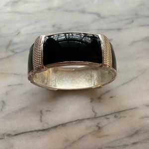 Vintage Black Lacquered Bracelet